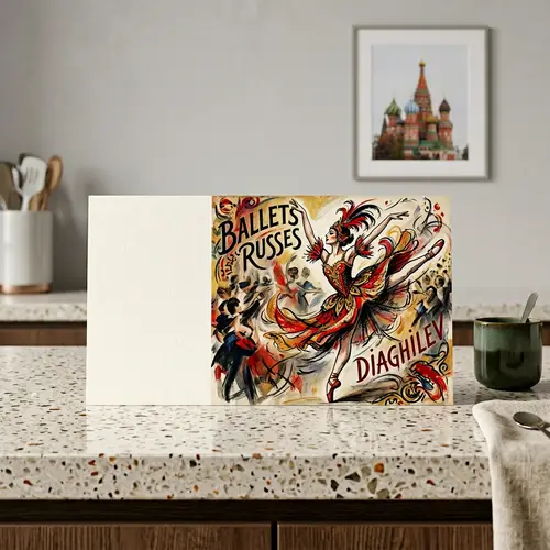 Ballet Event Ticket Inspired by Diaghilev's Style