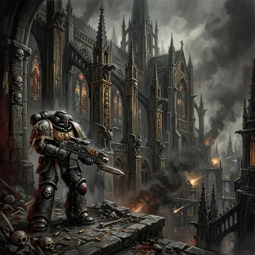 Warhammer 40k Gothic Style Art Collection