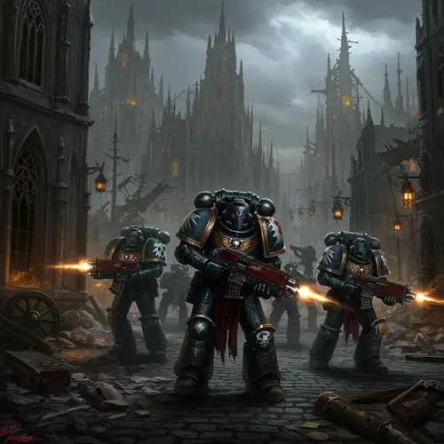 Warhammer 40k Gothic Style Art Collection