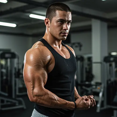 Muscular Man Fitness Inspiration