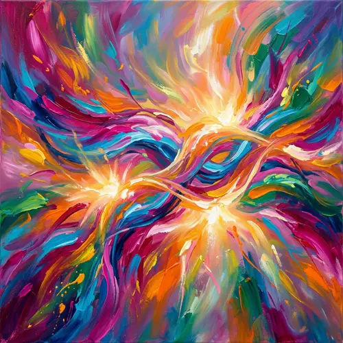 Vibrant Connection: Expressing Happiness Through Energetic Movement