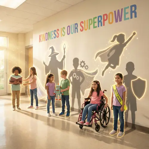 Invisible Superpowers: A Whimsical School Adventure