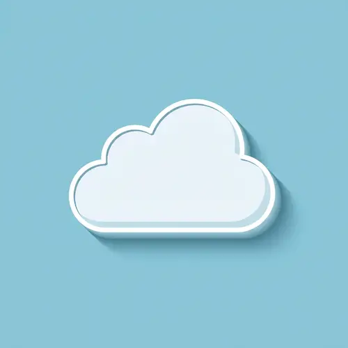 Modern Cloud Icon Design for Weather Apps and Storage
