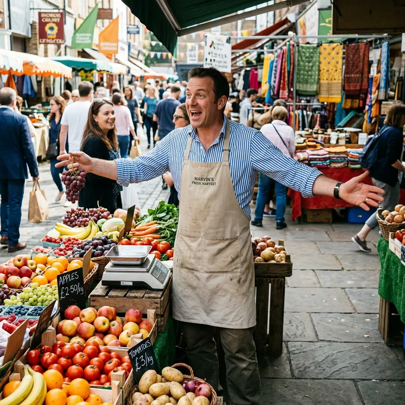 Marktschreier Marvin: The Energetic Market Seller