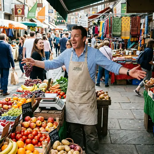 Marktschreier Marvin: The Energetic Market Seller