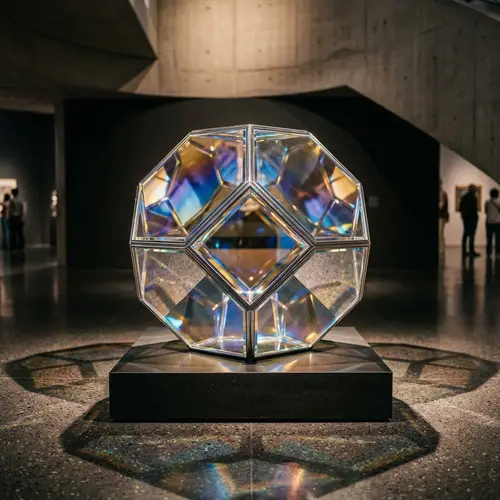 Stunning Geometric Polyhedron: Art Meets Math
