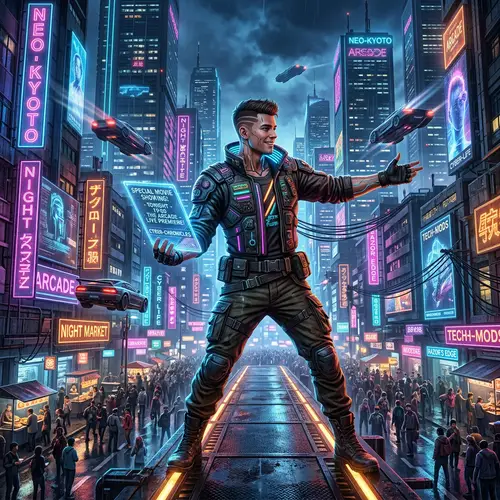 Futuristic Cyberpunk City Art: Inviting Moviegoers with Tech Vibes