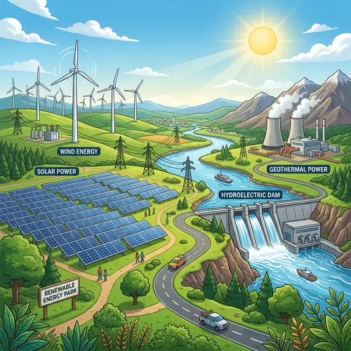 Renewable Energy Resources: Wind, Solar, Hydro, Geothermal