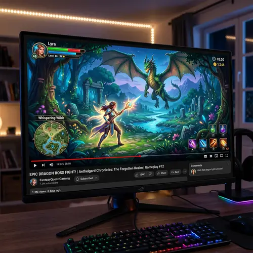 Popular Action-Adventure Game: Fantasy World Gameplay