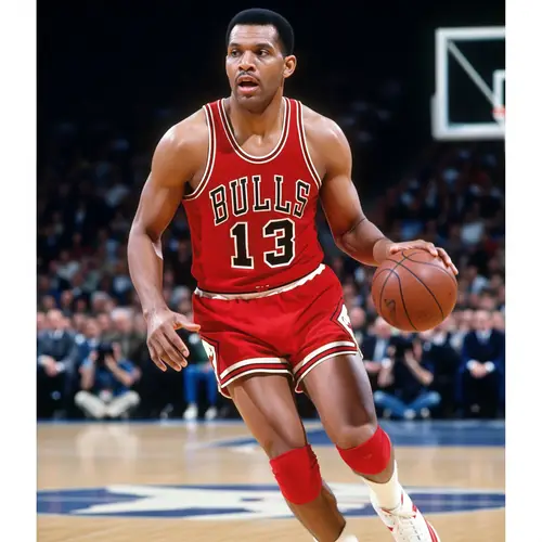 Wilt Chamberlain in Bulls Uniform - 1961-1962 Style