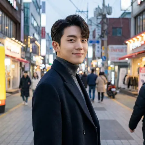 Stunning Young Korean Man - Captivating Portrait