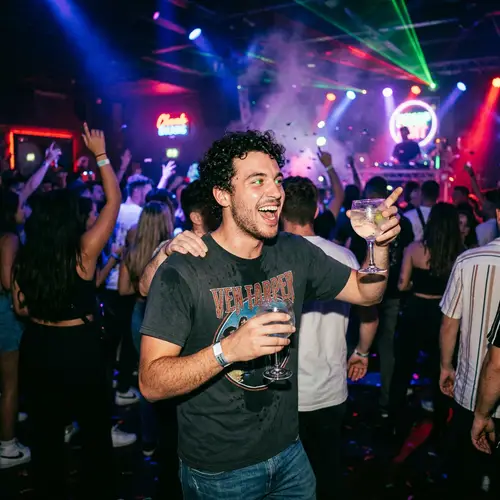 Party Night Excitement at the Nightclub