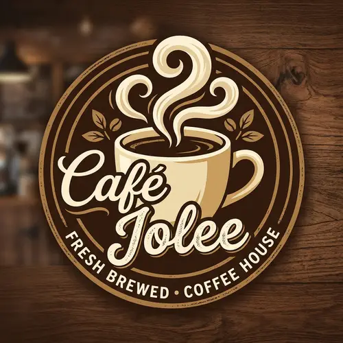 Cafe Jolee Logo Design - Coffee Shop Branding