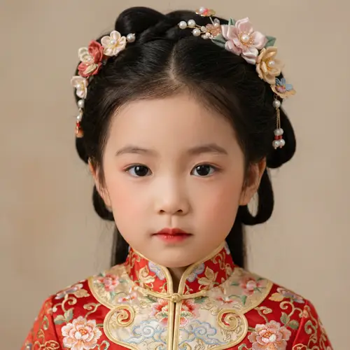 Beautiful Chinese Girl in Traditional Costume | Portrait