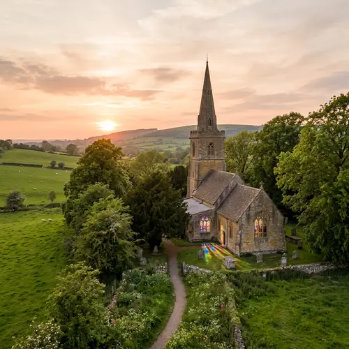 Tranquil Church Scene | Peaceful Aesthetic