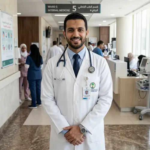 Virtual Medical Consultations with Young Saudi Arabian Male Doctor