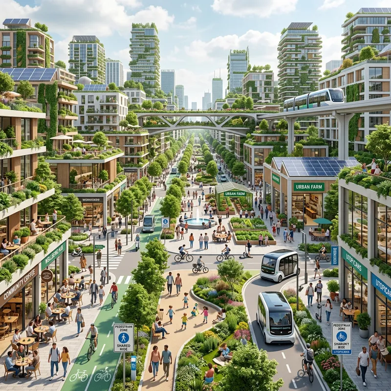 Envisioning a Utopian Future City: Sustainable Living
