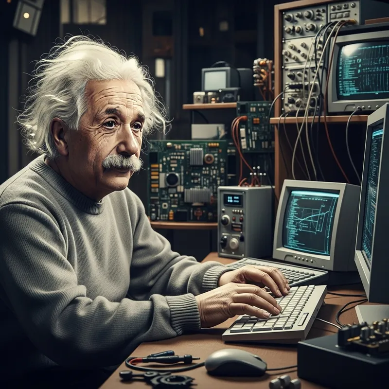Albert Einstein as a Programmer: A Unique Perspective