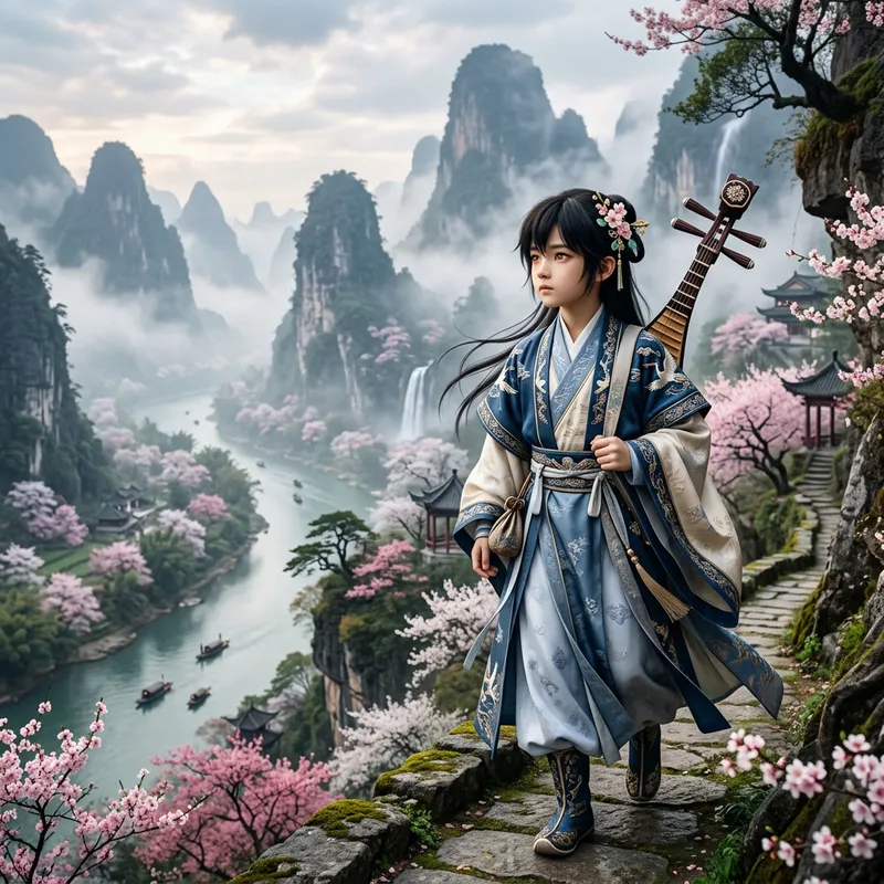 Mystical Boy Character Embodying Wisdom from Genshin Impact