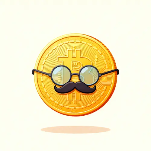 Gentleman Meme Coin with Mustache & Glasses