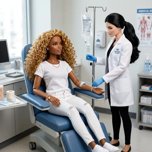 Stunning Lifelike Dolls in Medical Setting