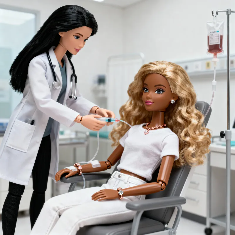 Stunning Lifelike Dolls in Medical Setting