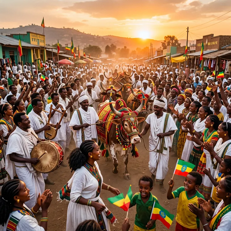 Ethiopian Cultural Ox Carnival