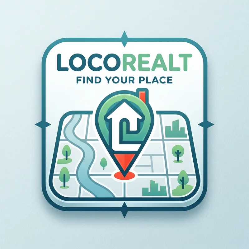 LocoRealt Website Pin Map Logo LocoRealt Website Pin Map Logo