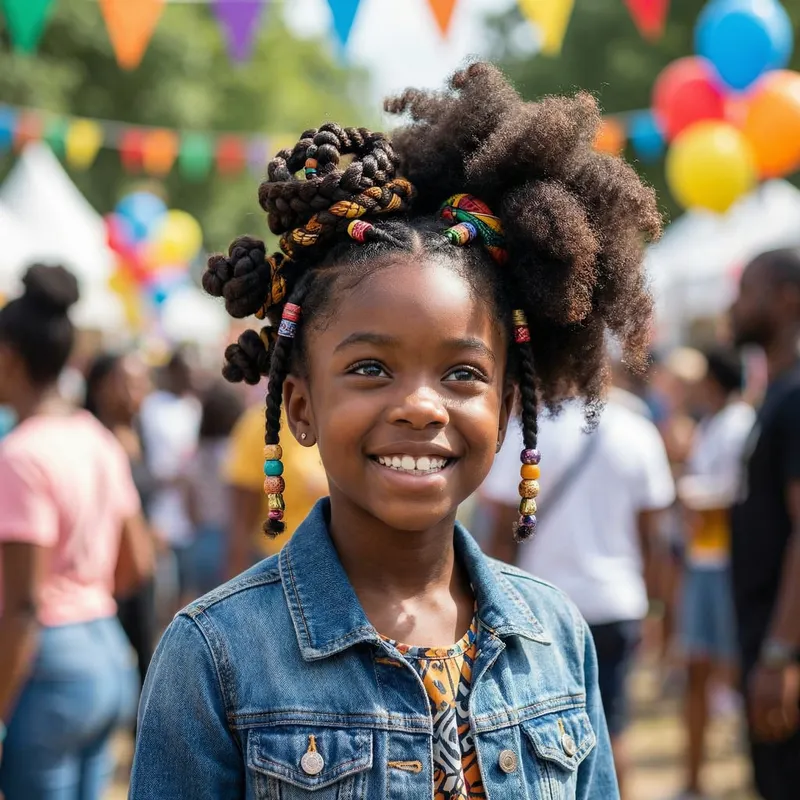 Empowering Black Girl: Celebrating Unique Natural Beauty