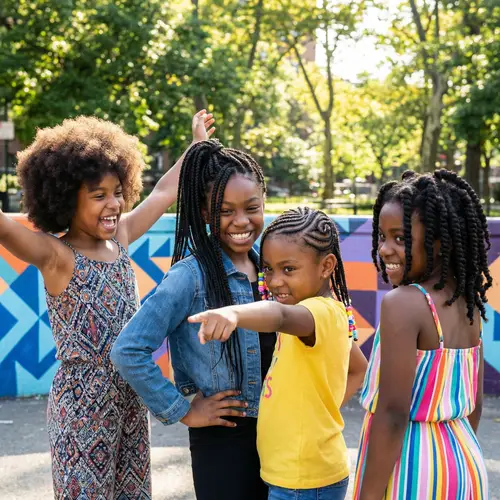Empowering Black Girls with Diverse Natural Hairstyles
