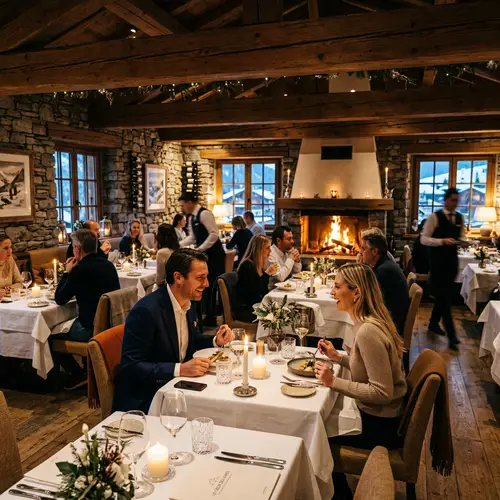 Chic Gourmet Restaurant in Savoie with Warm Ambience