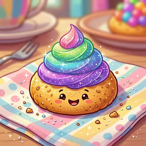 Cartoon Gem Biscuit - Sweet Treats for Everyone