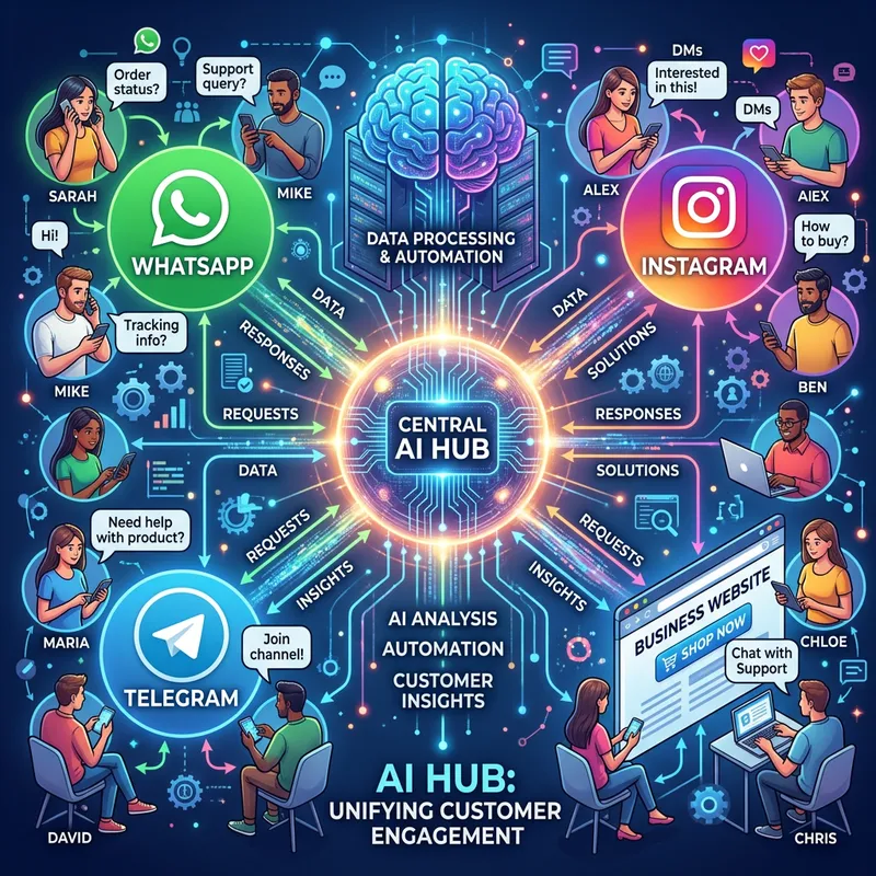 AI-Powered Communication Network for Customer Engagement