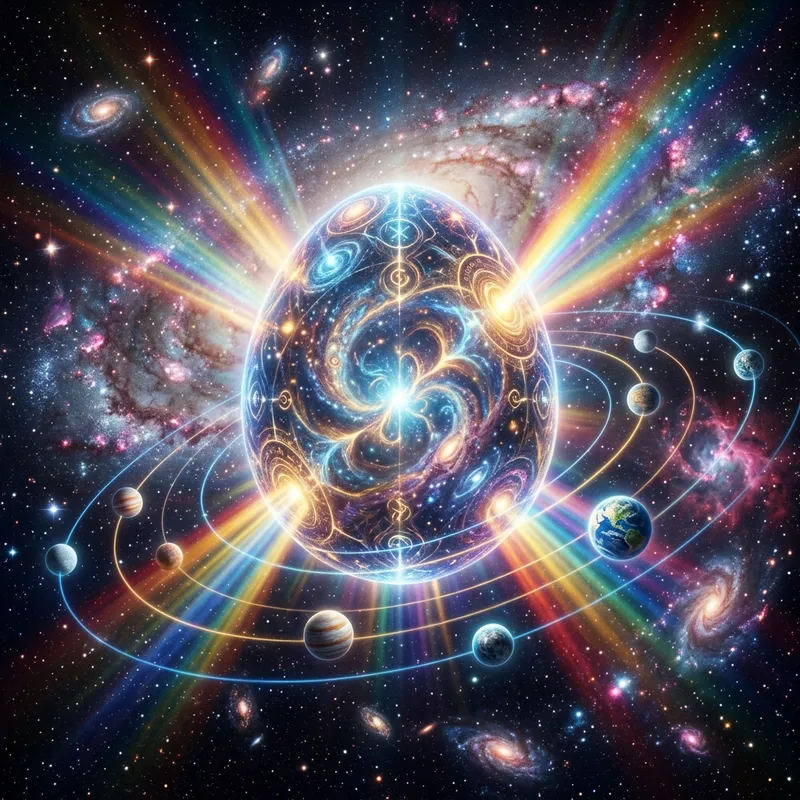 Egg Theory: Birth of Cosmic Universe | Stunning Visual Concept