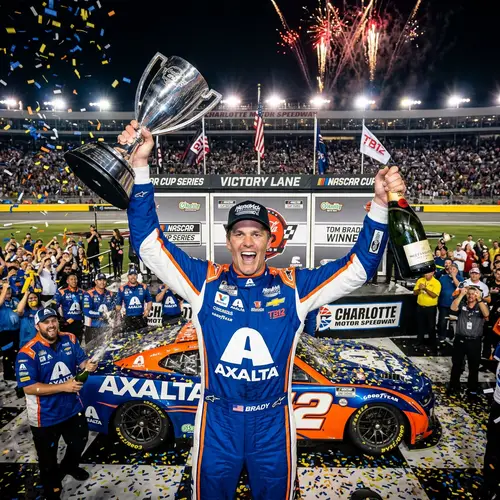 Tom Brady Wins NASCAR Race - Historic Victory