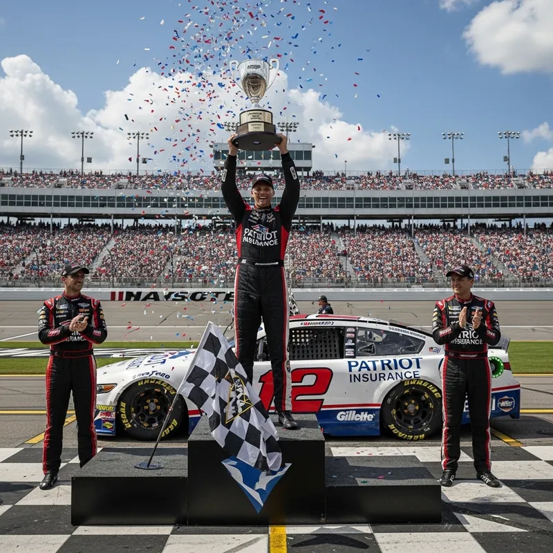 Tom Brady Wins NASCAR Race - Historic Victory