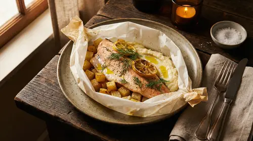 Elegant Trout Fish Fillet in Papillote Recipe