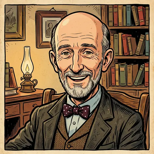 Stage 6 Baldness Illustration: Joyful & Charming Cartoon Style