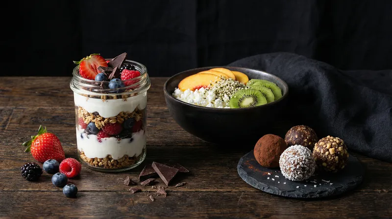 Delicious Healthy Dessert Photography