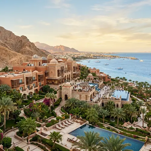 Luxurious Mountain Hotel in Hurghada, Egypt