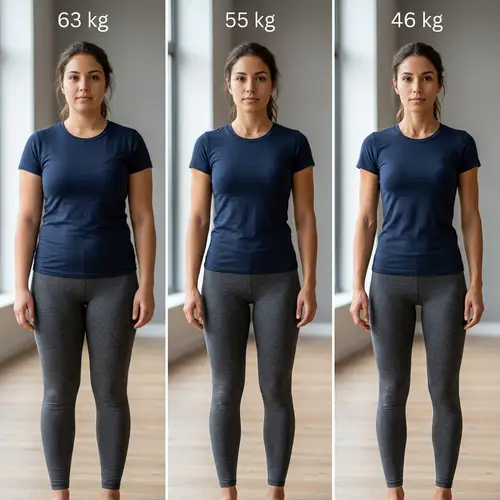 Weight Loss Journey: 63kg to 46kg Transformation