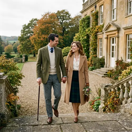 Old Money Style Couple Photography