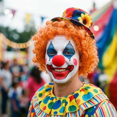 Clown Face Art: Expressive and Unique Creations