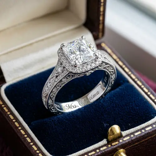 Luxury Fantasy Diamond Ring for Mrs. Fatima