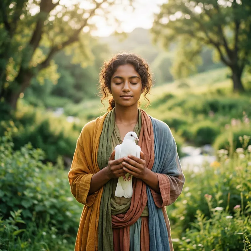 Universal Beauty: Captivating Elegance in Peaceful Harmony