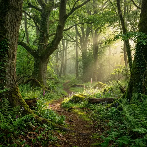 Enchanting Forest in Realistic Style