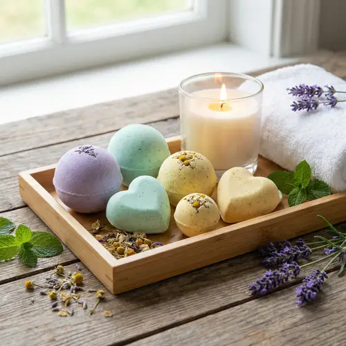 Natural Bath Bombs for Relaxation | Spa Serenity Collection