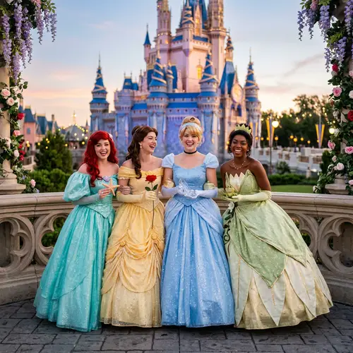 Disney Princesses Friendship Photo Ideas
