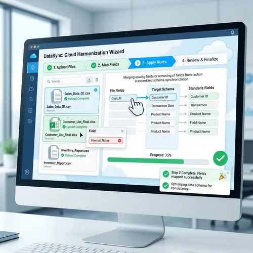 Upload Multiple Data Files: Data Harmonization System