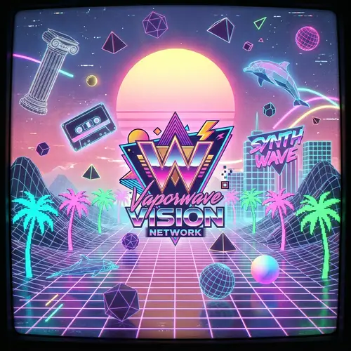 Vaporwave Aesthetic & MTV Style Art